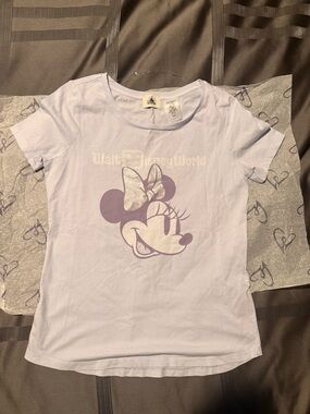 Disney Lavender Minnie Mouse Graphic Tee